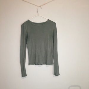 long sleeve turquoise